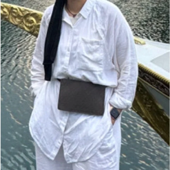 Aerie Linen Cute Set(blouse+pants) - Picture 3 of 7